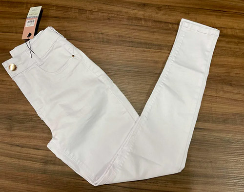 Jeans Branco Feminino
